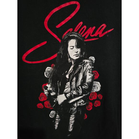 Selena Official Merch Black Graphic T-Shirt Women’s/Men’s Medium 100% Cotton - Picture 4 of 5
